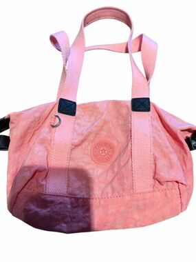 Kipling Light Pink Top-Handle Canvas small bag